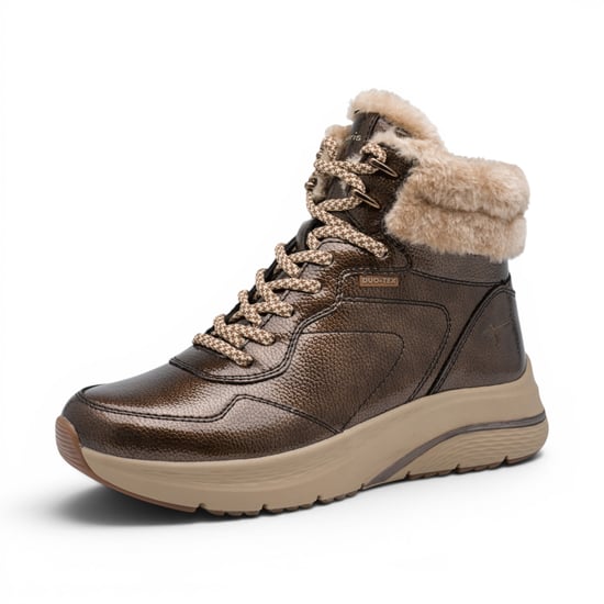 Tamaris Damenbraune warme Winter-Wasserdichte Schnürstiefel – 26278-45 - Image 4