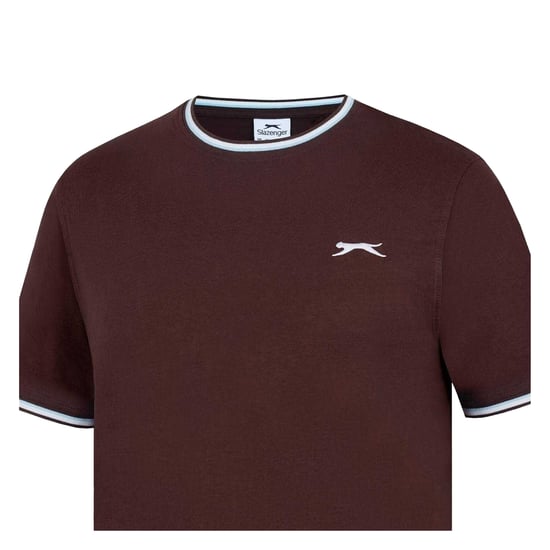 Slazenger - T-Shirt für Herren, Baumwolle (Schokolade) - Image 3