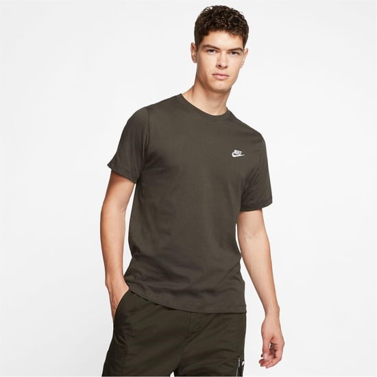 Nike - "Club" T-Shirt für Herren (Sequoia Grün/Weiß) - Image 3