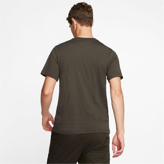 Nike - "Club" T-Shirt für Herren (Sequoia Grün/Weiß) - Image 4