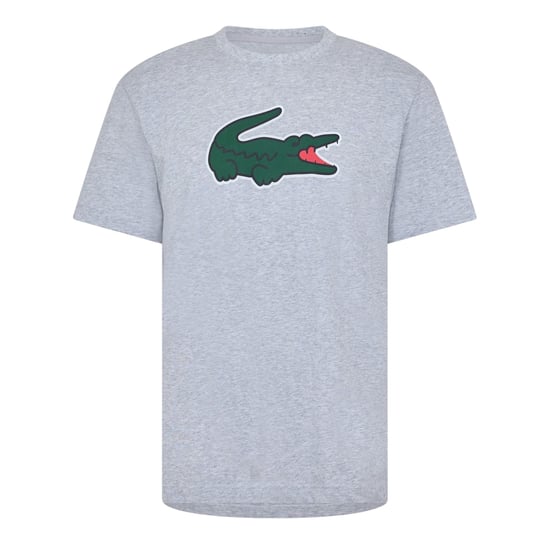 Lacoste - T-Shirt für Herren, Baumwolle, Regulär (Silber/Grün) - Image 1