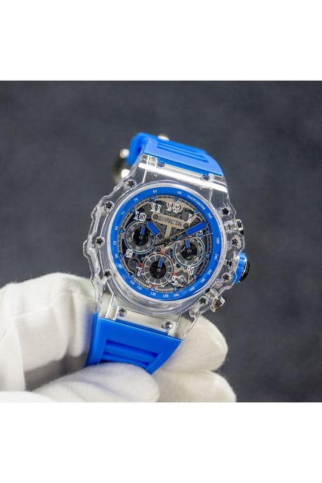 Invicta Racing 69678 Herrenuhr - Quarzwerk - Acryl mit silbernem Zifferblatt - 43 mm - Image 2