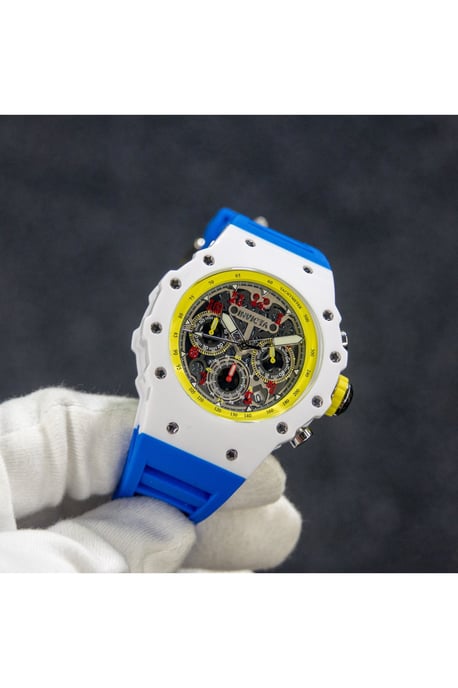 Invicta Racing 69666 Herrenuhr - Quarzwerk - Acryl mit silbernem Zifferblatt - 43 mm - Image 2