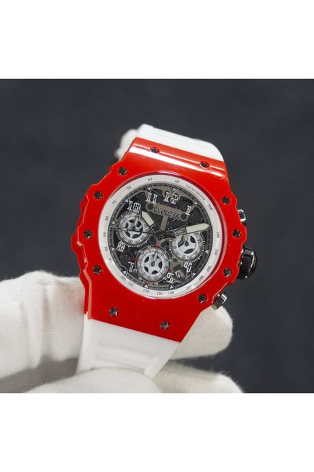 Invicta Racing 69655 Herrenuhr - Quarzwerk - Acryl mit goldenem Zifferblatt - 43 mm - Image 2
