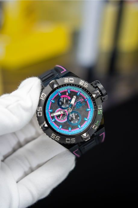 Invicta Subaqua - Noma IV 49878 Herrenuhr - Quarzwerk - Edelstahl mit schwarzem Zifferblatt - 50 mm - Image 2