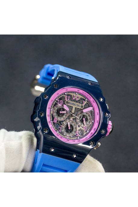 Invicta Racing 69656 Herrenuhr - Quarzwerk - Acryl mit silbernem Zifferblatt - 43 mm - Image 2