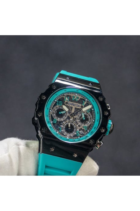 Invicta Racing 69664 Herrenuhr - Quarzwerk - Acryl mit silbernem Zifferblatt - 43 mm - Image 2