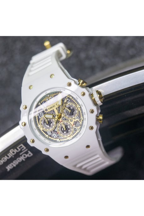 Invicta Racing 69649 Herrenuhr - Quarzwerk - Acryl mit goldenem Zifferblatt - 43 mm - Image 2