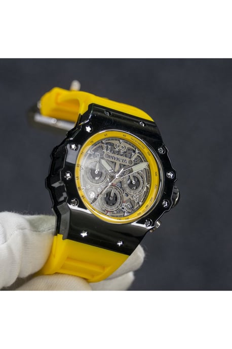 Invicta Racing 69670 Herrenuhr - Quarzwerk - Acryl mit silbernem Zifferblatt - 43 mm - Image 3