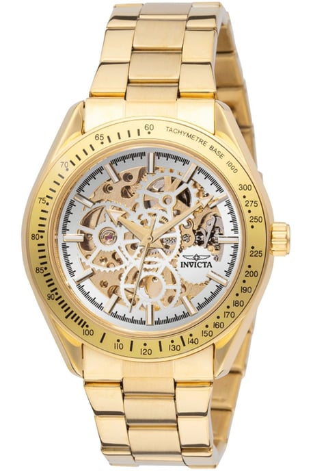 Invicta Objet D Art 69597 Herrenuhr - Automatisches Werk - Edelstahl mit weißem Zifferblatt - 43 mm - Image 1