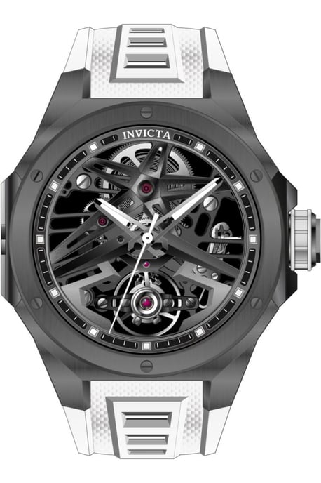 Invicta Celestial 70104 Herrenuhr - Mechanisches Werk - Edelstahl mit schwarzem Zifferblatt - 43 mm - Image 1