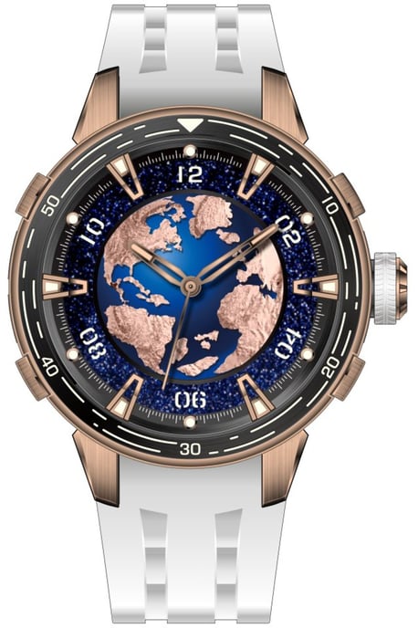 Invicta Celestial 70090 Herrenuhr - Mechanisches Werk - Edelstahl mit blauem Zifferblatt - 40 mm - Image 1
