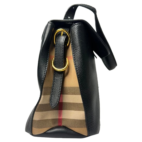 Burberry Camberley Schultertasche (mittelgroß) aus schwarzem Leder - Image 3