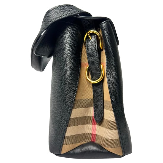 Burberry Camberley Schultertasche (mittelgroß) aus schwarzem Leder - Image 5