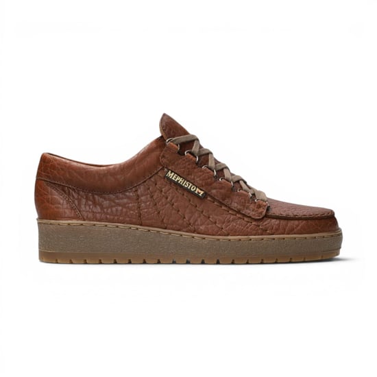 Mephisto Rainbow Herrenleder-Wüstenbraune Spazierschuhe – Mamouth 742 - Image 1