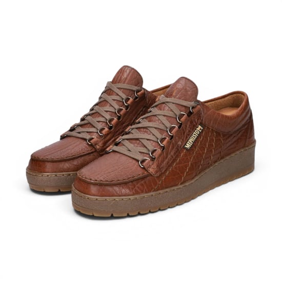 Mephisto Rainbow Herrenleder-Wüstenbraune Spazierschuhe – Mamouth 742 - Image 3
