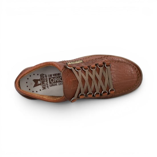 Mephisto Rainbow Herrenleder-Wüstenbraune Spazierschuhe – Mamouth 742 - Image 4