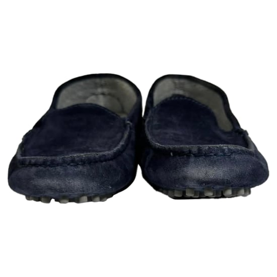 Manolo Blahnik Slipper aus blauen Wildleder - Image 2