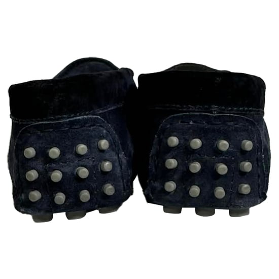 Manolo Blahnik Slipper aus blauen Wildleder - Image 3