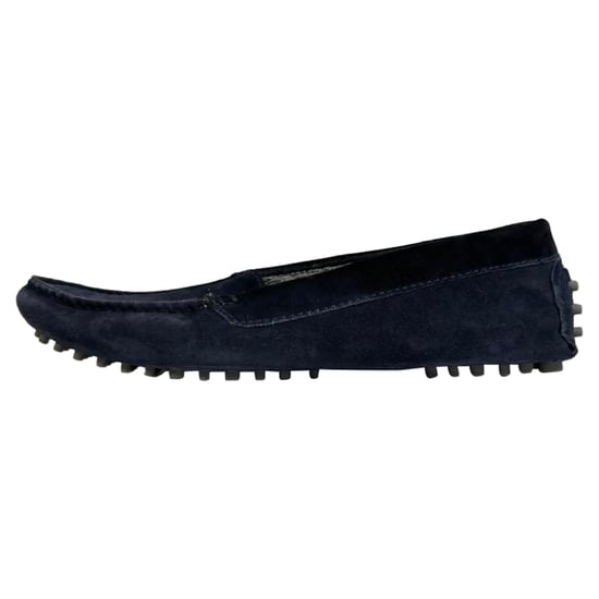 Manolo Blahnik Slipper aus blauen Wildleder - Image 4