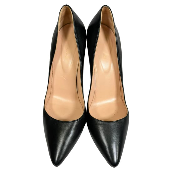 Sergio Rossi Godiva Pumps aus schwarzem Leder - Image 5
