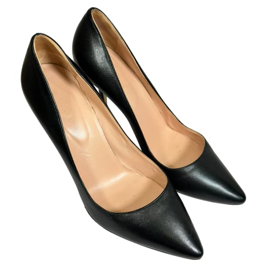 Sergio Rossi Godiva Pumps aus schwarzem Leder - Image 6