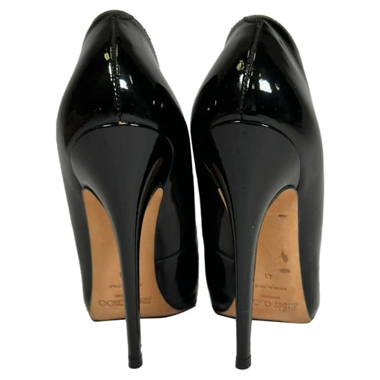 Jimmy Choo Pumps aus schwarzem Lackleder - Image 3