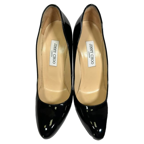 Jimmy Choo Pumps aus schwarzem Lackleder - Image 5