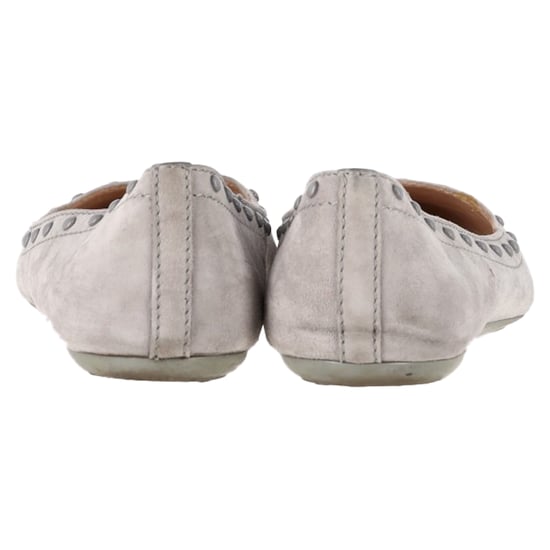 Tod's Ballerinas mit Nieten aus grauem Wildleder - Image 5