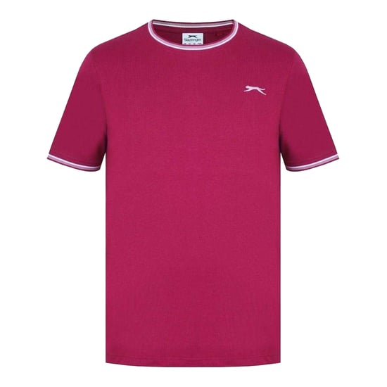 Slazenger - T-Shirt für Herren, Baumwolle (Beerenrot) - Image 1