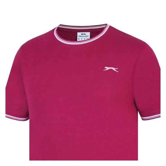 Slazenger - T-Shirt für Herren, Baumwolle (Beerenrot) - Image 3