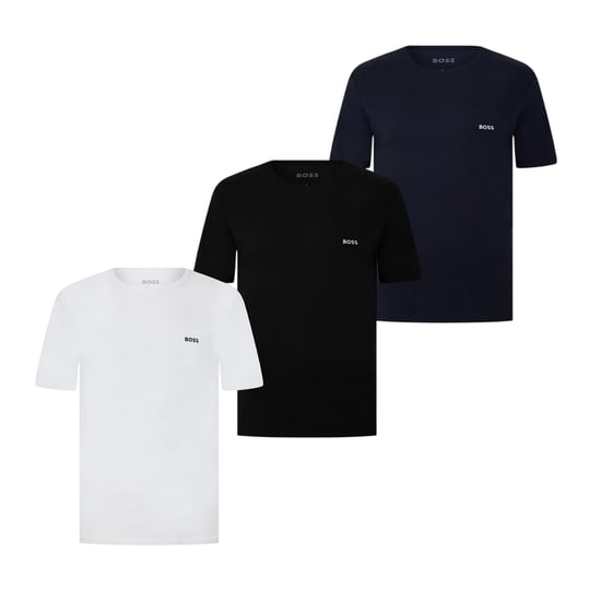Boss - T-Shirt für Herren, Rundhalsausschnitt (3er-Pack) (Schwarz/Weiß/Marine) - Image 1