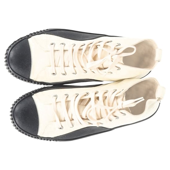Balenciaga – High-Top-Sneaker mit Gummikappe aus weißem Canvas - Image 4