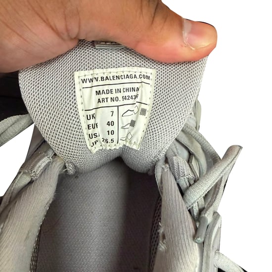 Balenciaga Track Sneaker mit recycelter Sohle aus grauem Polyurethan - Image 6