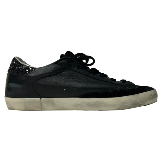 Golden Goose SuperStar Sneakers aus schwarzem Leder - Image 1