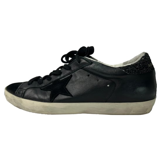 Golden Goose SuperStar Sneakers aus schwarzem Leder - Image 2
