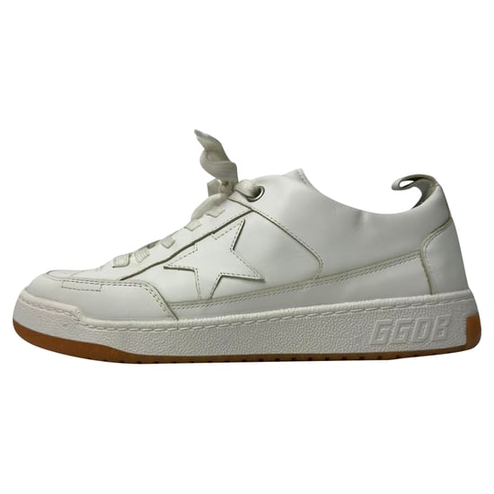 Golden Goose Yeah Sneakers aus weißem Leder - Image 5