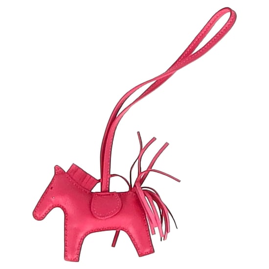 Hermès Rodeo PM Charm aus rosa Leder - Image 2
