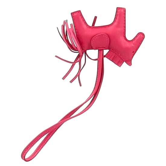 Hermès Rodeo PM Charm aus rosa Leder - Image 5
