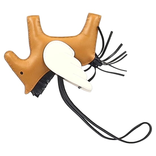 Hermès Rodeo MM Charm aus braunem Leder - Image 5