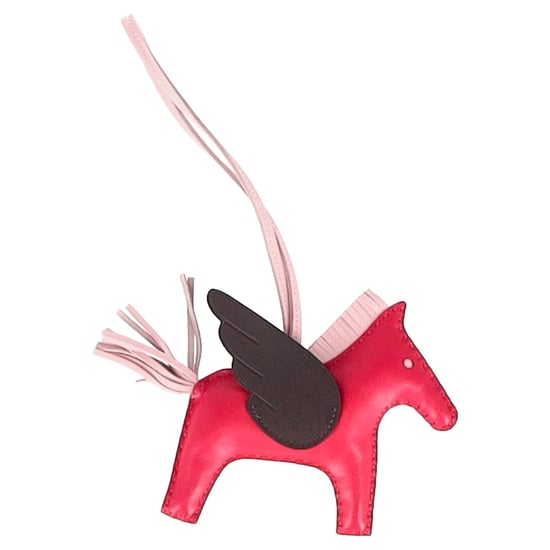 Hermès Rodeo MM Charm aus pinkem Leder - Image 1