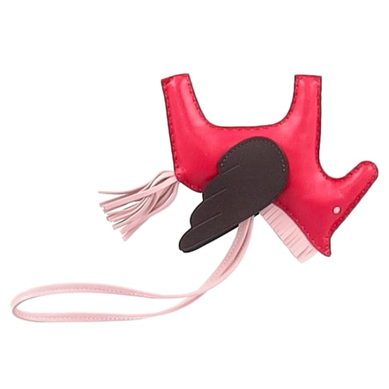 Hermès Rodeo MM Charm aus pinkem Leder - Image 6
