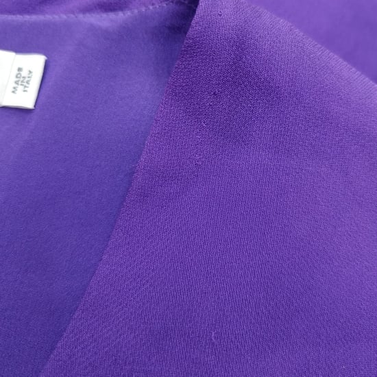 Dior Drapierte Akzent Minikleid aus Violett Chiffon - Image 4