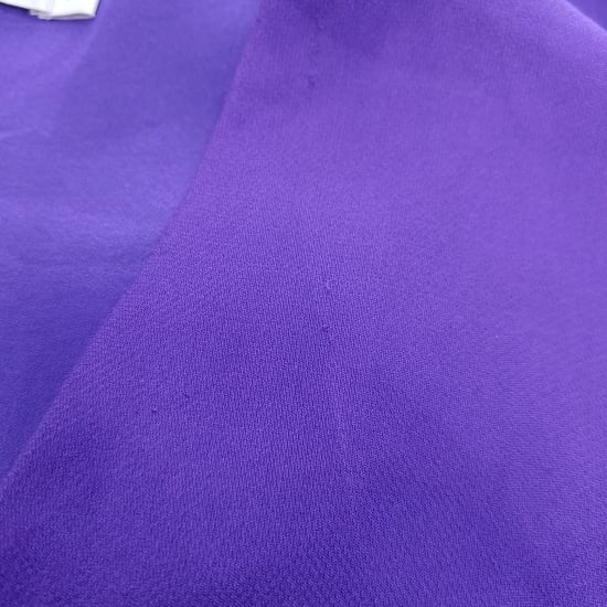 Dior Drapierte Akzent Minikleid aus Violett Chiffon - Image 5