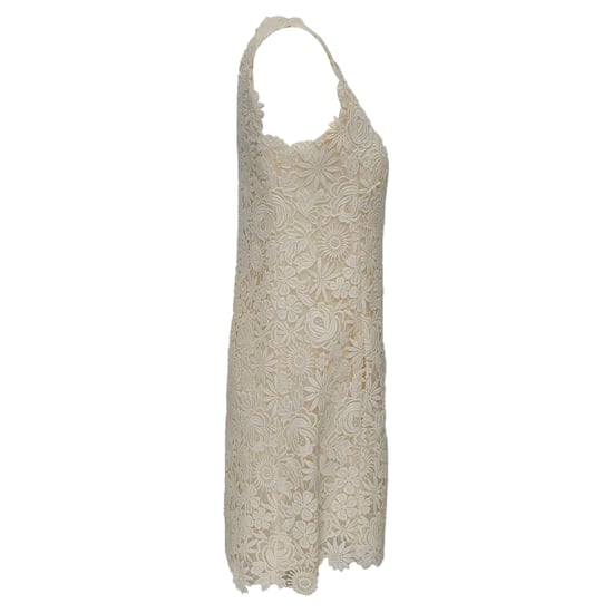 Valentino Spitzenverziertes Minikleid aus weißer Baumwolle - Image 2