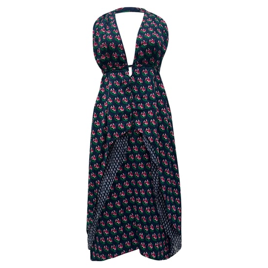 Diane Von Furstenberg Zen Leyland Halterkleid aus mehrfarbiger Seide - Image 1