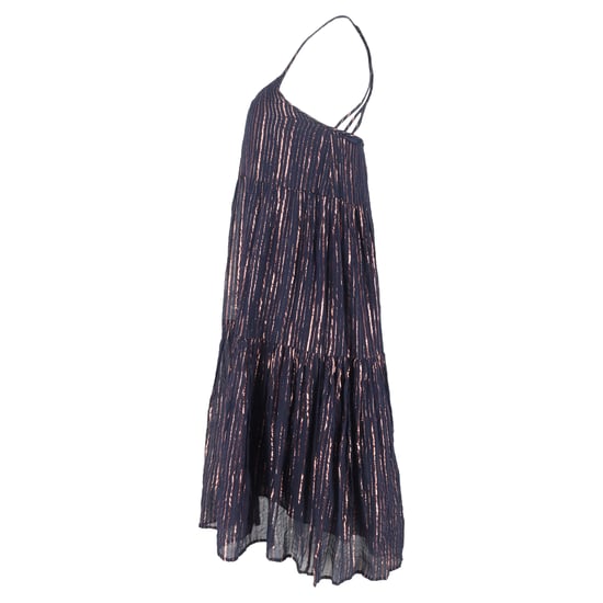 Ulla Johnson Samara knielanges Kleid aus marineblauem Lurex - Image 2