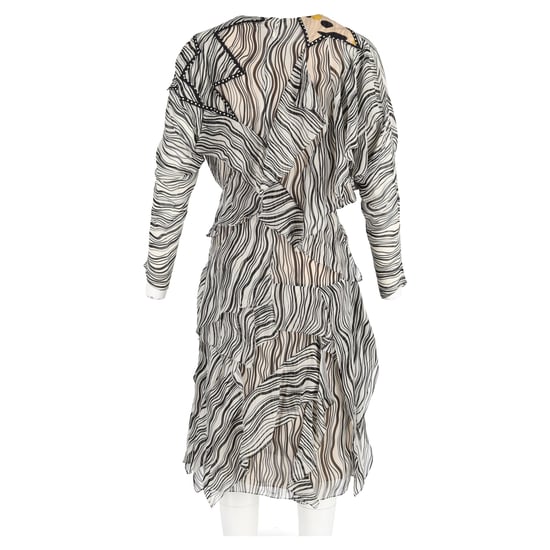 Chloé Bedrucktes Rüschenkleid aus mehrfarbigem Seide - Image 1