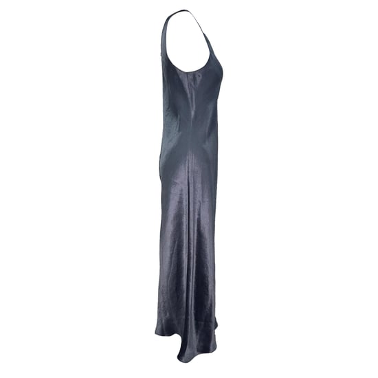 Max Mara Freizeit Talete Midi-Kleid in Marineblau Acetat - Image 3