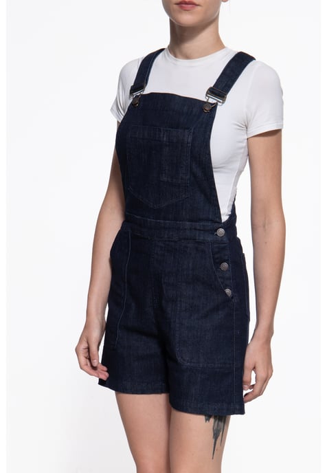 Queen Kerosin Damen Latzshorts - Image 3